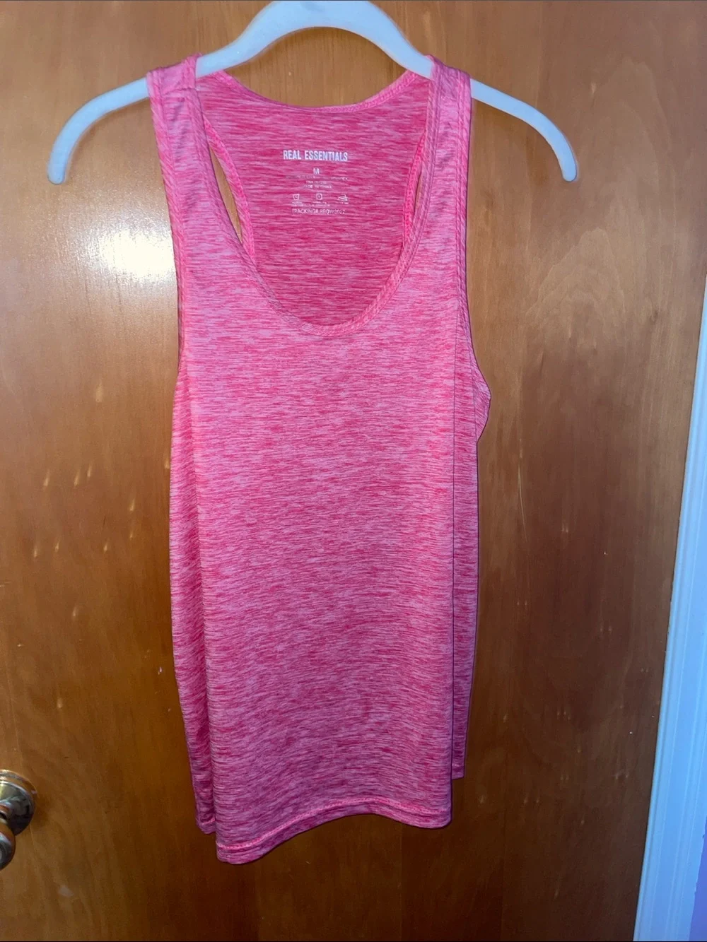 Pink Heathered Racerback Tank 🩷 - Picture 8 of 12